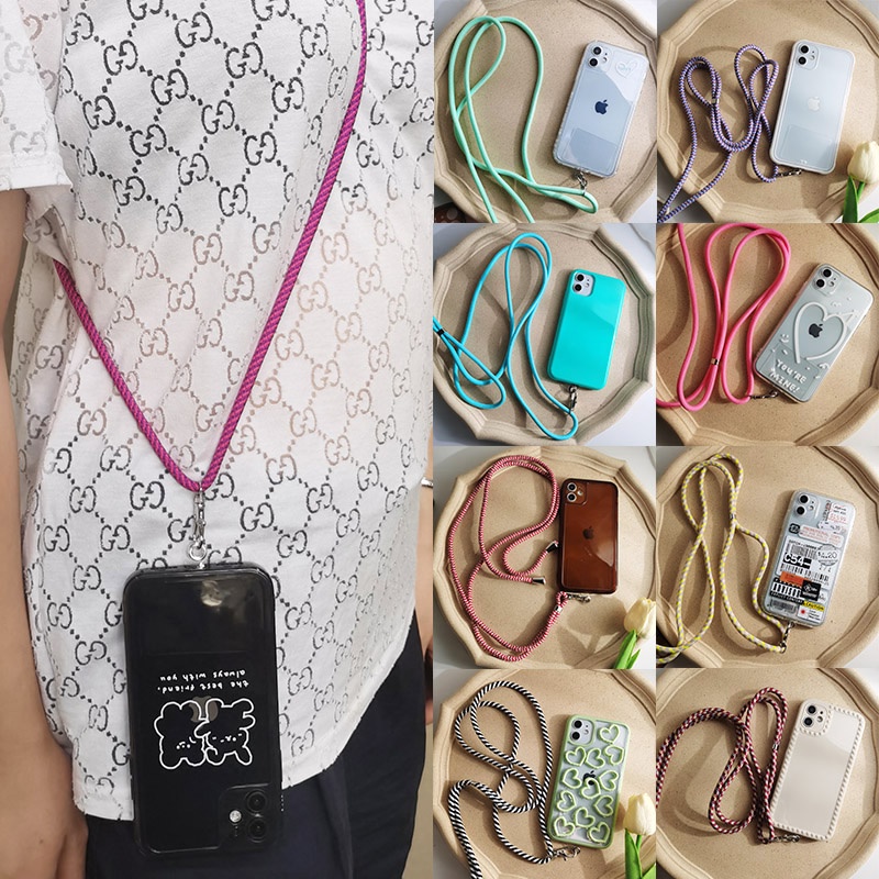 Tali Lanyard Adjustable Untuk iphone huawei xiaomi vivo Samsung