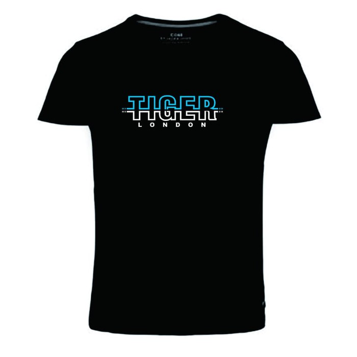  COD T Shirt Tiger London Hitam Motif  Biru Shopee Indonesia