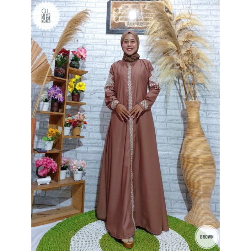 NEW GAMIS NISA TOYOBO BORDIR QL //GAMIS TOYOBO BORDIR//FASHIONMUSLIM