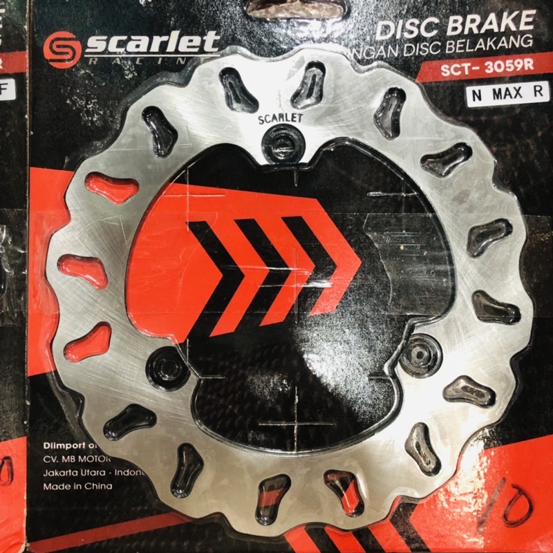 PIRINGAN DISK CAKRAM DEPAN BELAKANG SCARLET RACING NMAX AEROX CB/CBR150 MEGAPRONEW VIXION NVL JUPITE