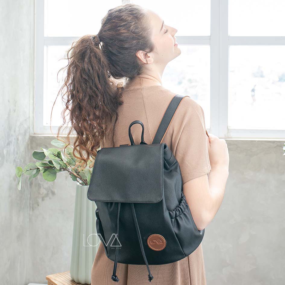 Lova.id - SHASA - Tas Ransel Wanita-Hitam
