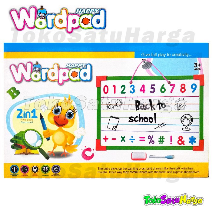 

Mainan Edukasi Writing Board Papan Tulis Dan Learning Clock