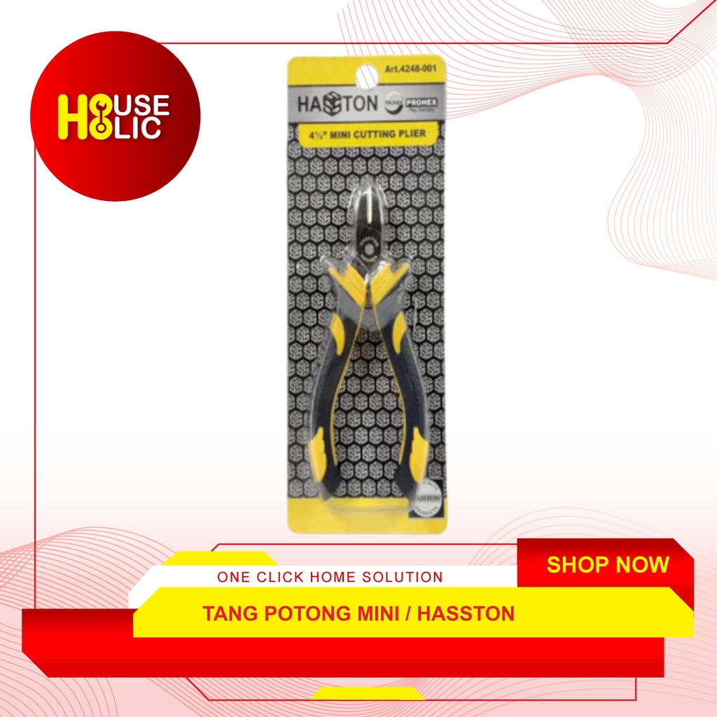 Tang Potong Mini 4 1/2&quot; Inch / Cutting Plier Hasston 4248-001