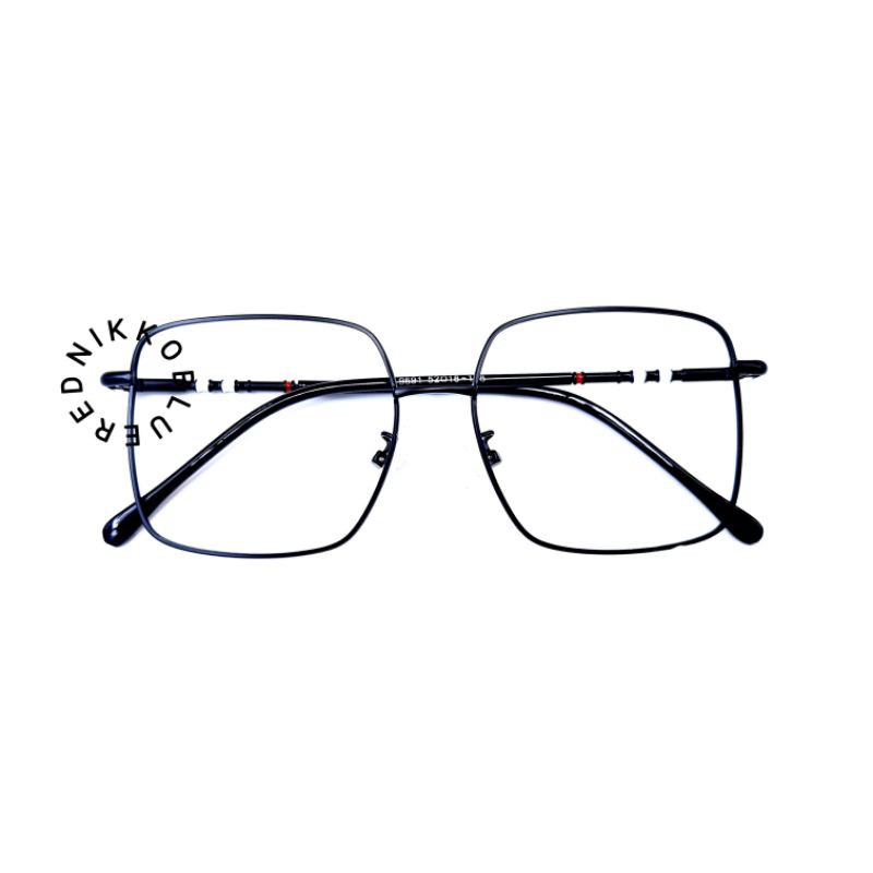 Frame Kacamata 9691, Gratis Lensa Minus, Anti Radiasi