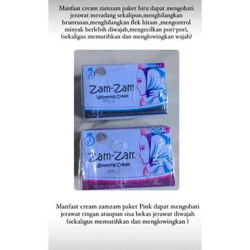 Cream zamzam original 100%