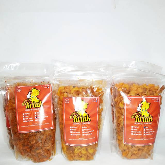 

1x co maksimal 5pcs gabisa lebih kl lebih co 2x kecuali pakai cargo Macaroni kriuk macaroni pedas 200gram