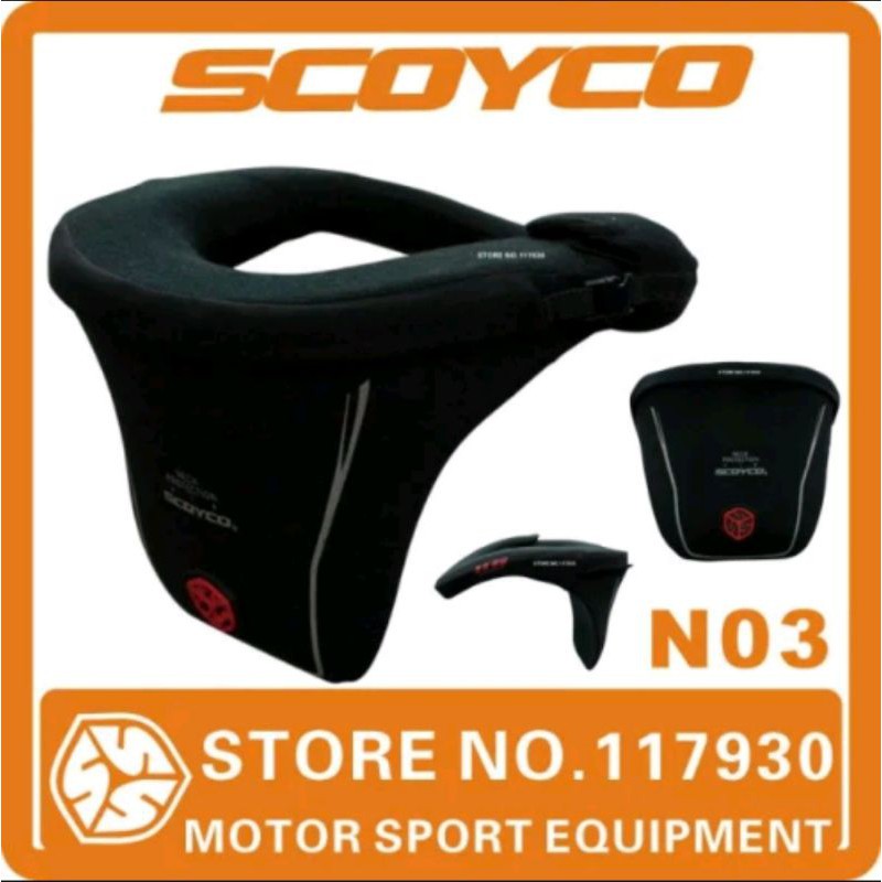 SCOYCO NO3 - Protector N03 Neck Brace No 3 Pelindung Leher