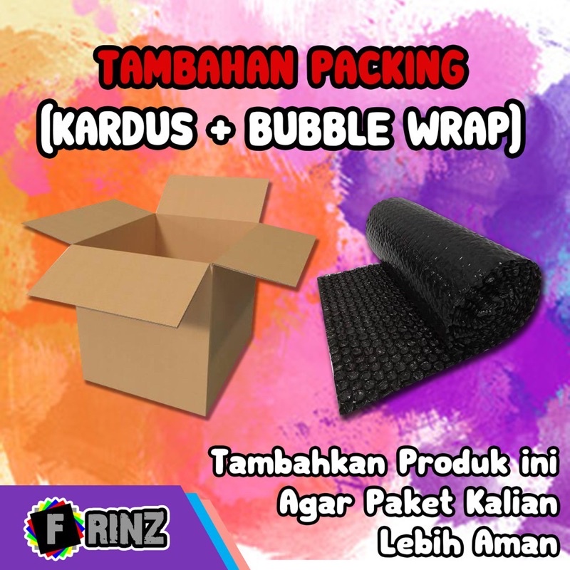 

[ TAMBAHAN PACKING KERDUS ] EXTRA PACKING KARDUS DUS BUBLE WRAP