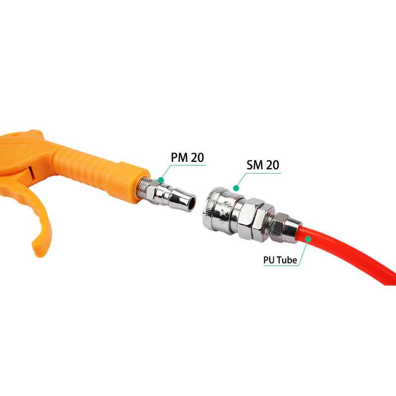 Air Blow Gun Pneumatic Cleaning Tool Dust Spray 270mm Desain Pistol Minimalis Semprotan Angin Berkualitas