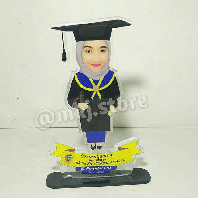 Plakat Wisuda RESIN AKRILIK 2 pcs