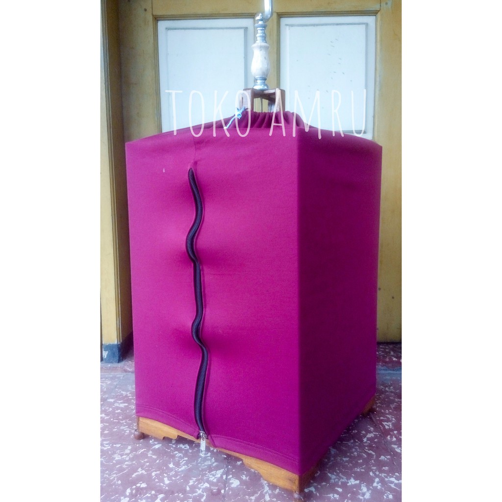 Krodong Sangkar Kotak Bahan Kaos Kerodong Ukuran 35x35