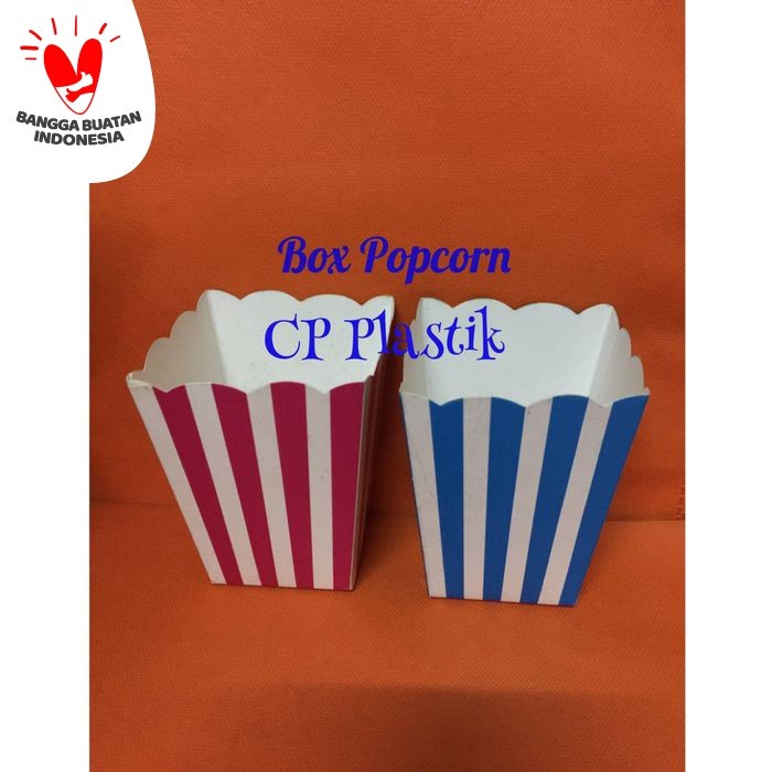 

HOT - BOX POPCORN | CUP POPCORN | TRAY POPCORN (ISI +/- 25 PCS) FOOD DISPLAY