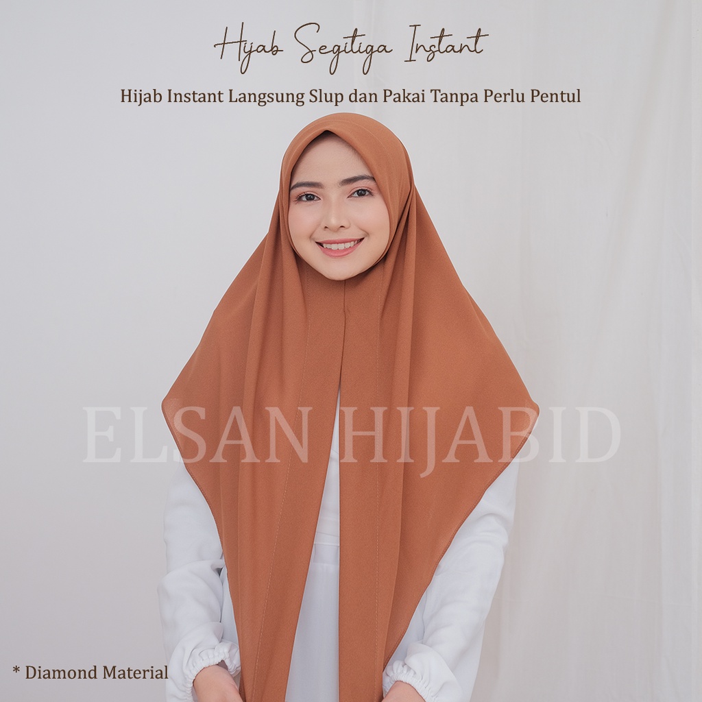 Jilbab Segitiga instan / Real pict sesuai gambar