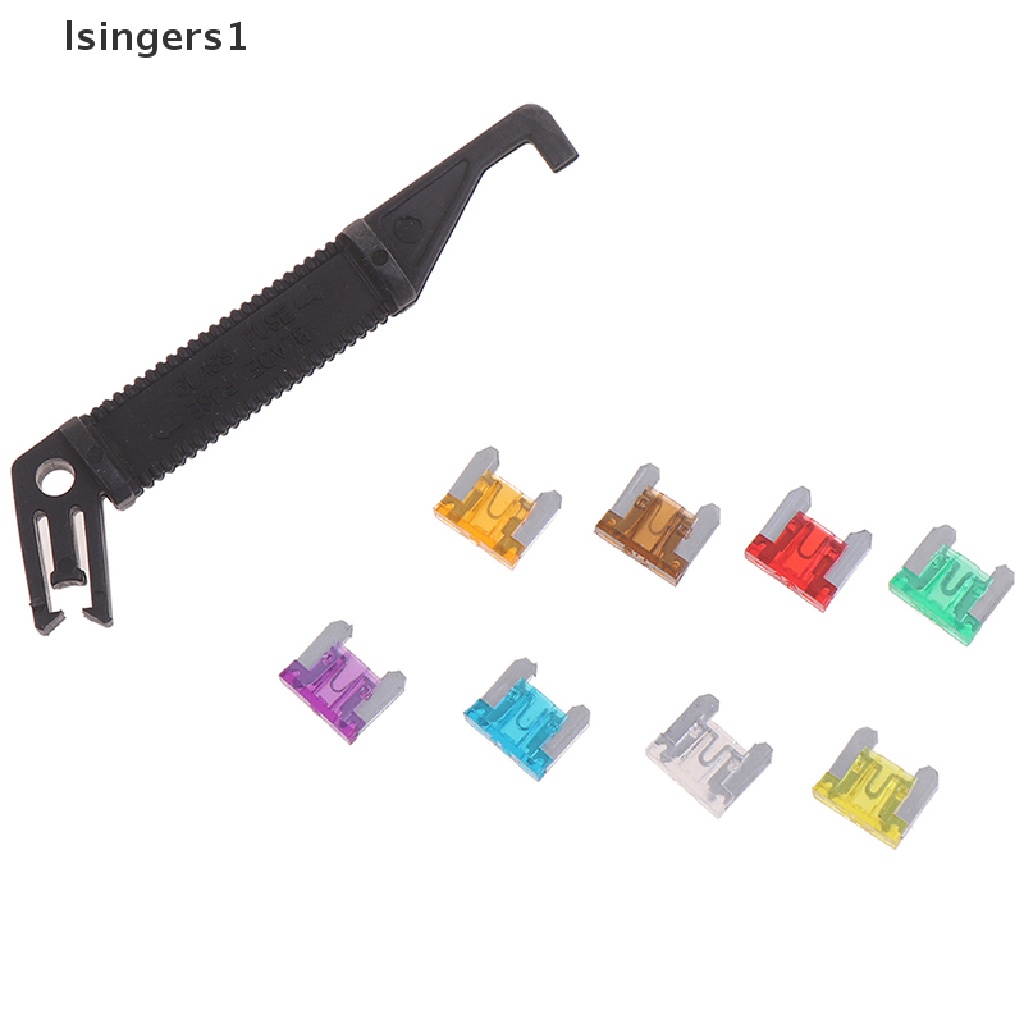 (lsingers1) 100pcs Sekring Gepeng mini 3A5A7.5A10A15A 20A25A30A Untuk Mobil