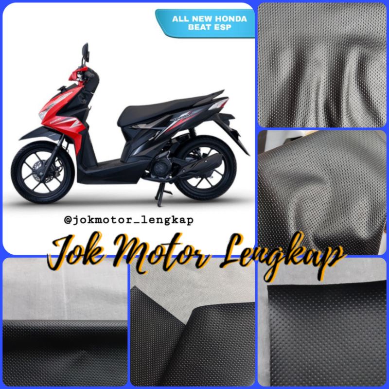 (BISA COD) Sarung Kulit Cover Jok All New Honda Beat Karbu FI ESP Ori 2012 2013 2014 2015 2016 2017 