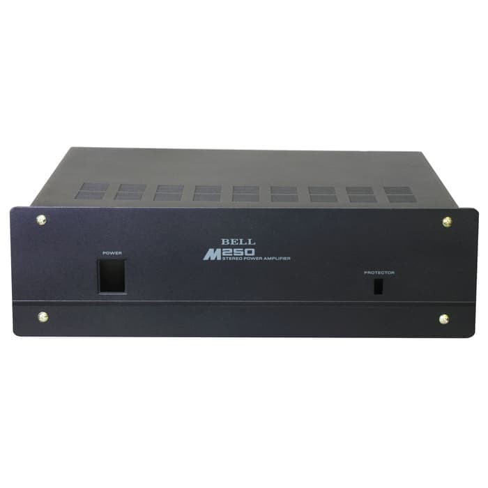 BOX POWER AMPLIFIER BELL M250 M-250 M 250 SOUND SYSTEM STEREO AUDIO AMPLI READY DIGITAL DISPLAY BELL