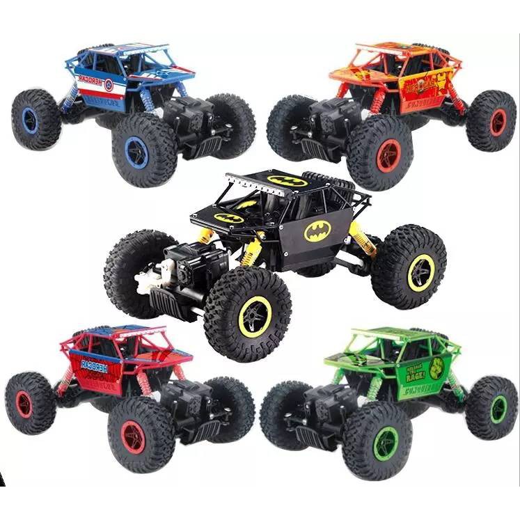 Mainan Anak - RC Rock Crawler 4x4 Superhero Avengers Theme