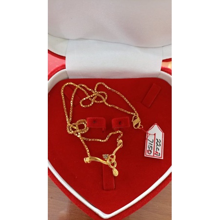 kalung emas kadar 700