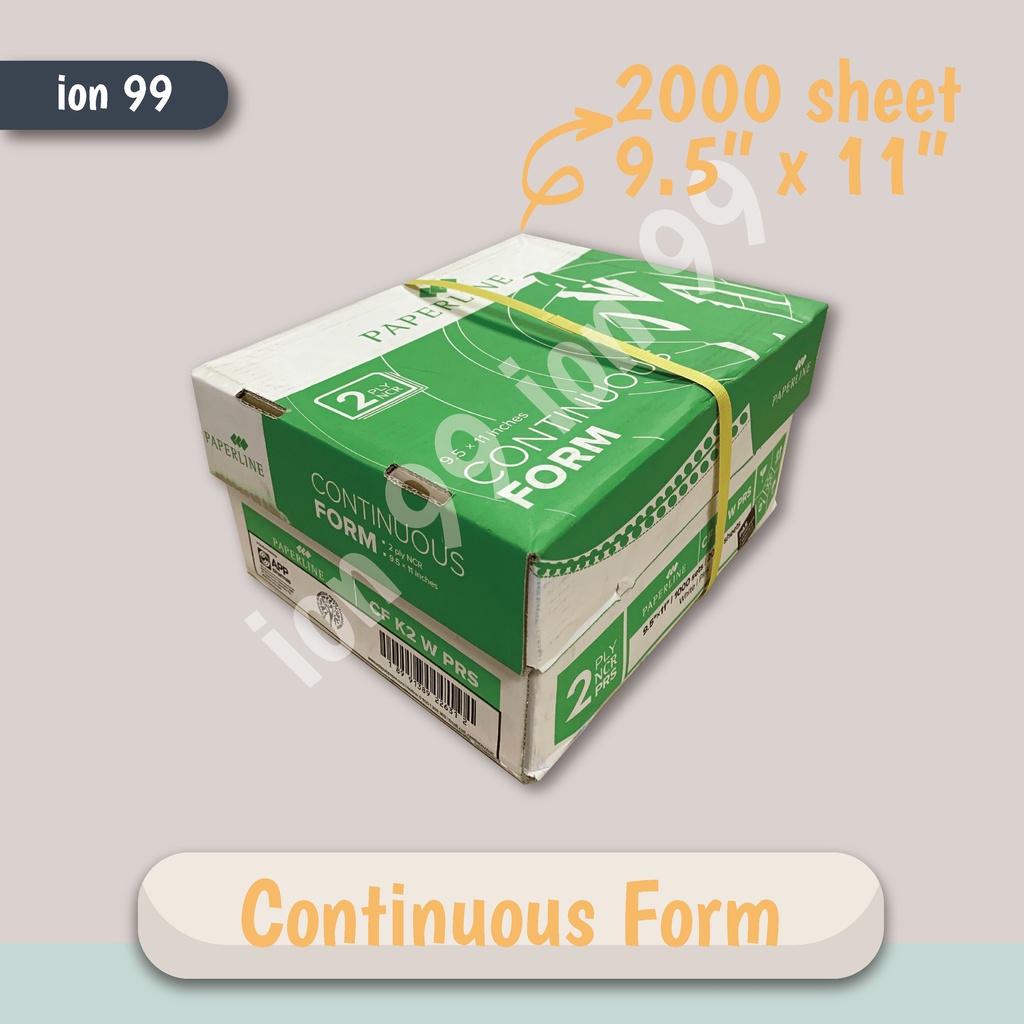 

Continuous Form 2 Ply Warna NCR PRS - Paper line PPL
