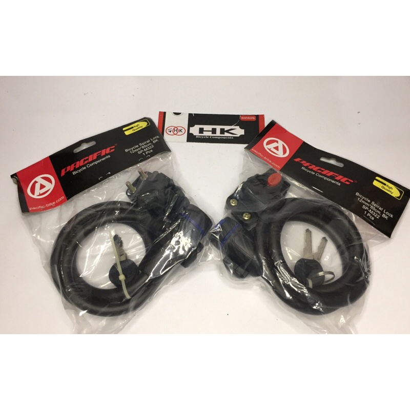 Kunci gembok sepeda/kunci sepeda pacific/kunci spiral sepeda/gembok