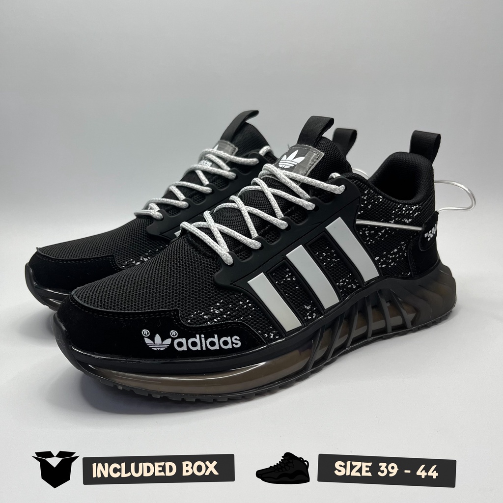Sepatu Adidas 33Y Running Black White Sepatu Olahraga
