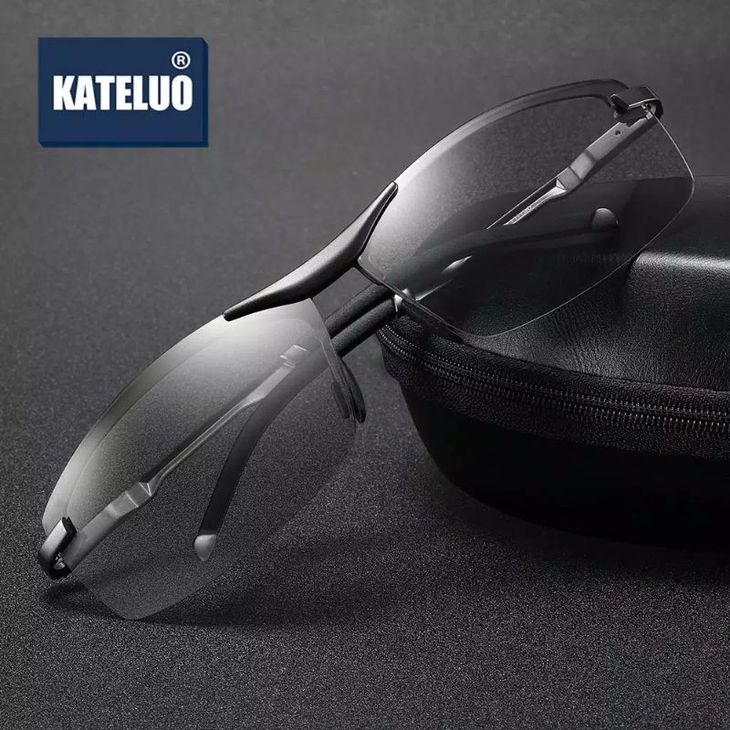 Kacamata Siang Malam Photochromic Polarized Kateluo