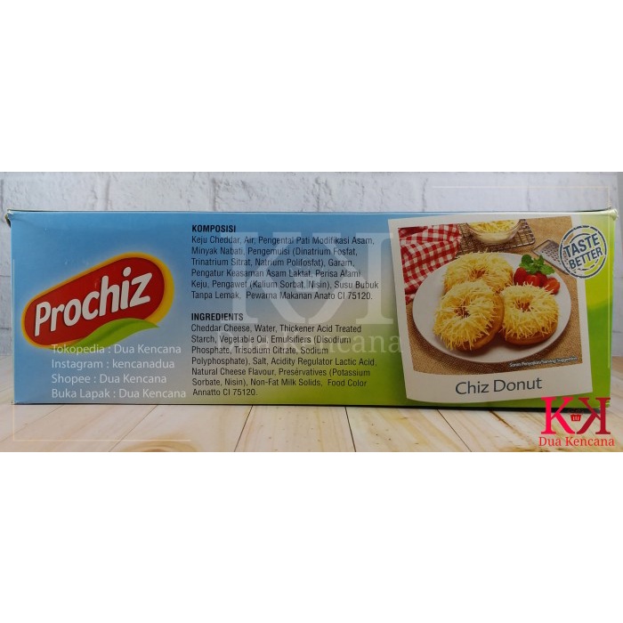 

Keju- Cheese Keju Cheddar Prochiz Premium 2 Kg Block Cheese -Keju.