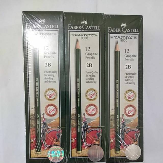 

Pensil 2 B Faber Castell 1 lusin