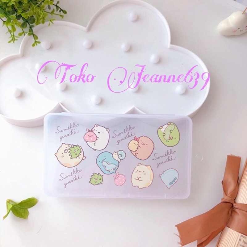 Kotak Penyimpanan Masker Kartun Lucu / Mask storage/ kotak masker bening/ Kotak Masker Blackpink BTS