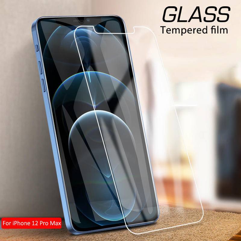 1Pcs Tempered Glass Screen Protector For IPhone 11 12 Pro Max Mini 6 6s 7 8 Plus X XS Max XR SE 2020 en Verre trempe ecran protecteur