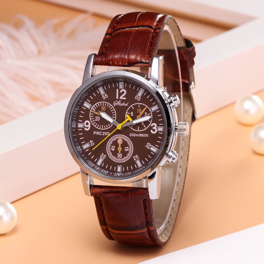 Jam Tangan SHSHD ANGKA - Watch Casual Men/Jam Tangan Analog Pria New Fashion-High Quality