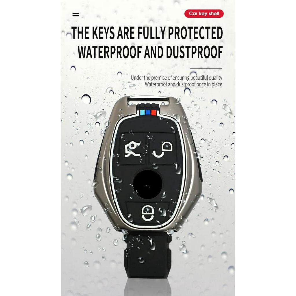 Case Kunci Mobil Bahan Zinc Alloy Untuk Mercedes Benz Gla Glc C180L Glc200 C260L C200L W203 W210 W211 W12 A / C / E / G / S Clk