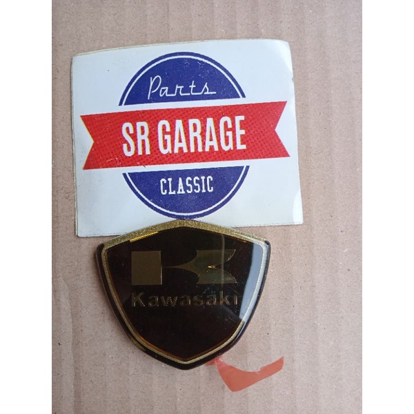 emblem Kawasaki original logo motor edge ninja r kaze w175 dll