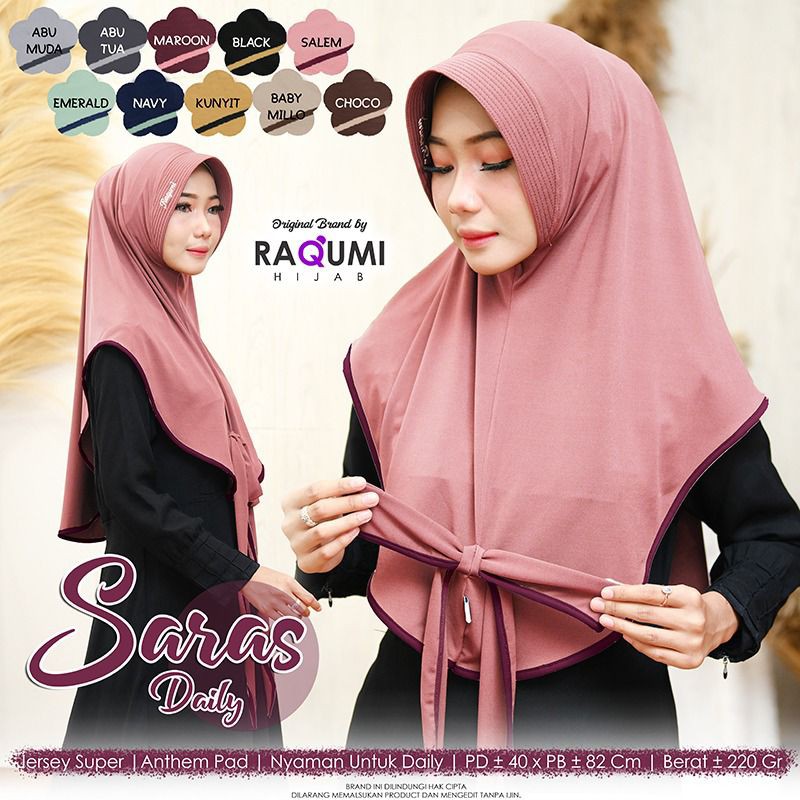 SARAS BY RAQUMI HIJAB SOLO