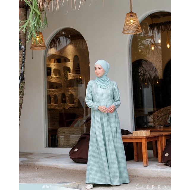 GYSTA DRESS GAMIS KATUN KOTAK SQUARE CIERRA