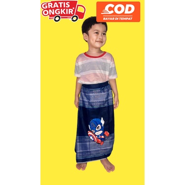 Sarung anak instan karakter LED - bukan sarung celana