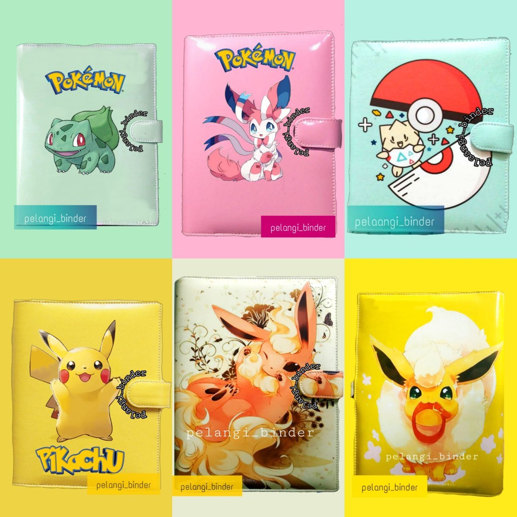 

Binder Printing Pokemon Pikachu