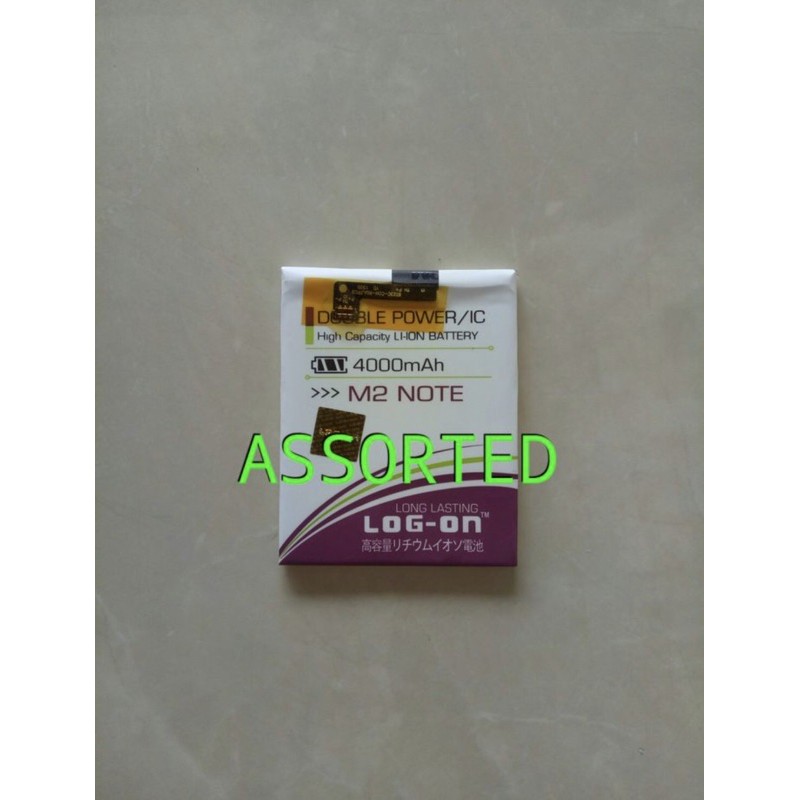 BATERAI LOGON LOG ON DOUBLE POWER MEIZU M2 NOTE BT42C