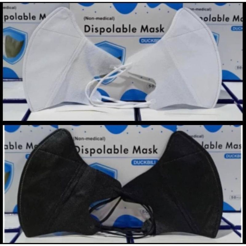 MASKER DUCKBILL GARIS DEWASA DUCKBILL ANAK MASKER EARLOP ANAK DINO ECER