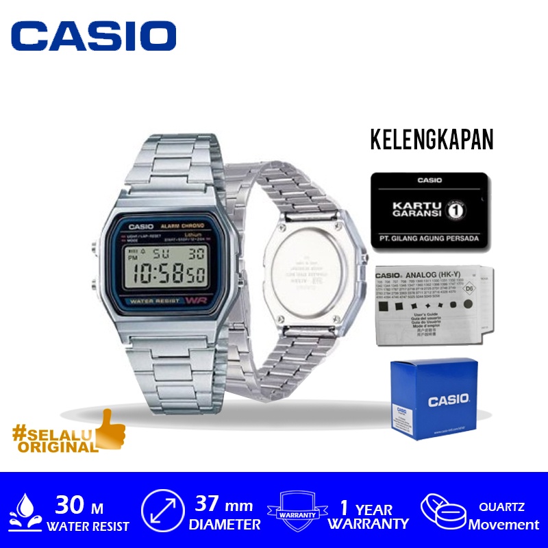 Casio General A158WA-1DF / A158WA1DF / A158WA ORIGINAL