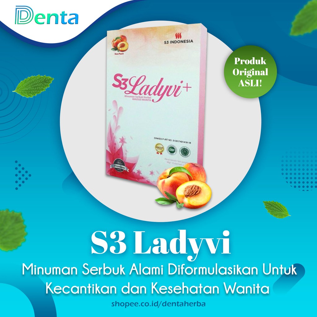 S3 LADYVI GURAH VAGINA, JAMU VAGINA ISI 15 SACHET