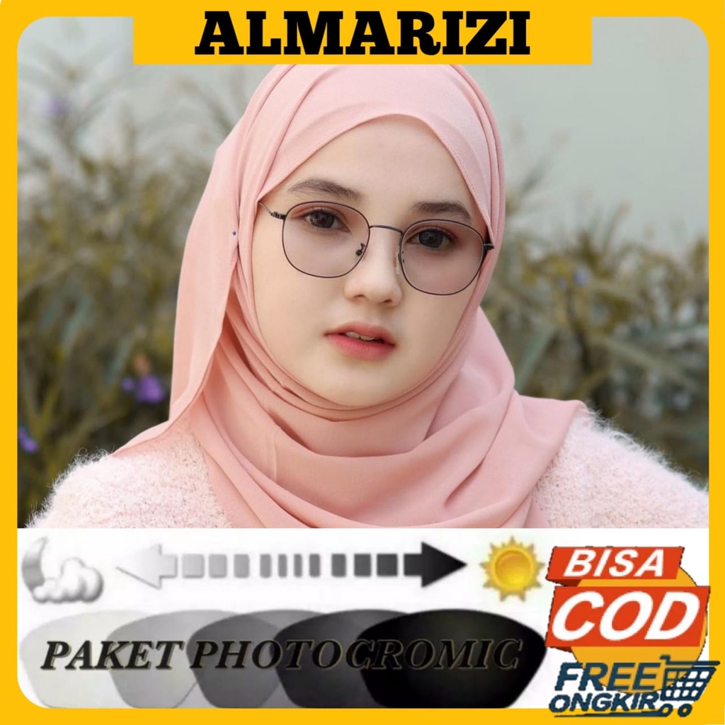 KACAMATA LENSA PHOTOCROMIC BERUBAH WARNA UNISEX WANITA.PRIA