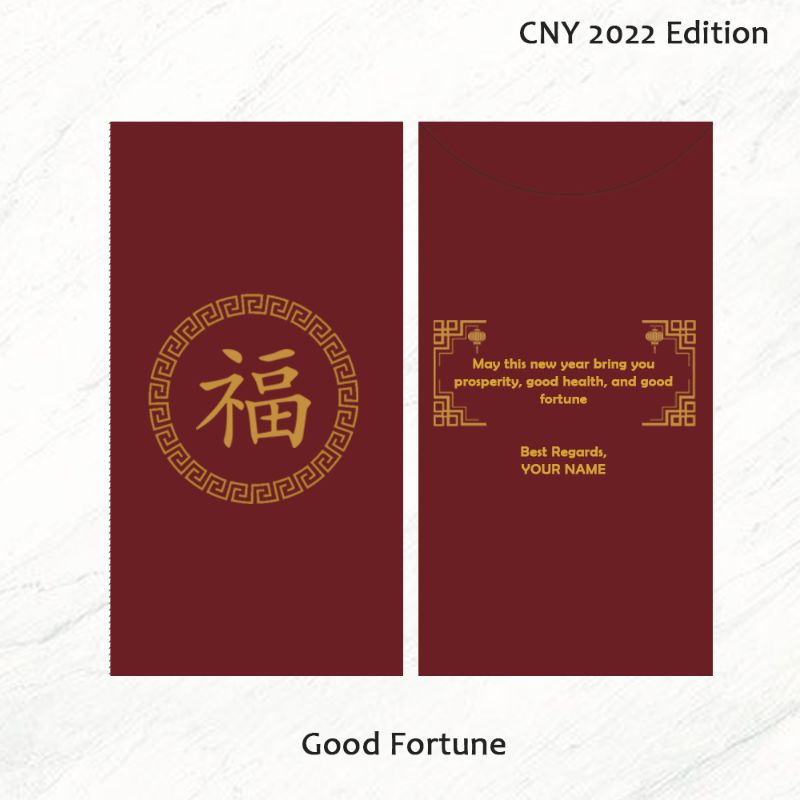 

Angpao CNY 2022 - Good Fortune (Bahan Art Paper)