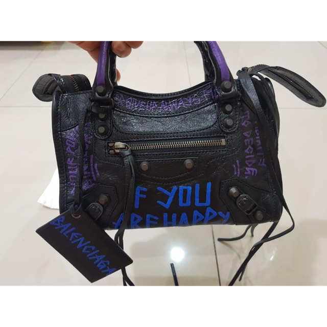 Balenciaga Mini City Graffiti