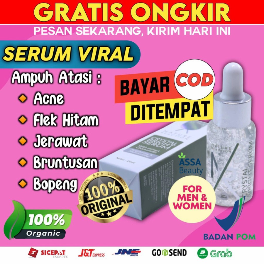 ORIGINAL Nature Reaction Crystal Bright Serum 20ml Serum NR Glow