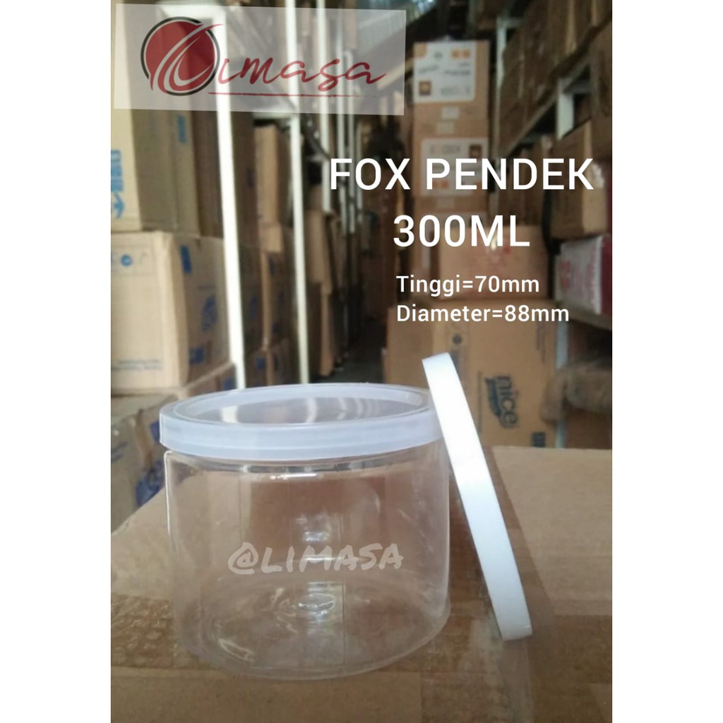 TOPLES FOX JAR PLASTIK PENDEK 250ML/TOPLES SAMBAL SELAI BUMBU