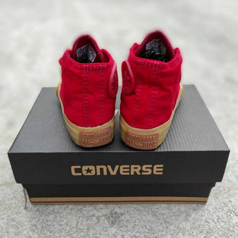 SEPATU ANAK CONVERSE MERAH GUM PREMIUM HIGH QUALITY CONVERSE ANAK MURAH