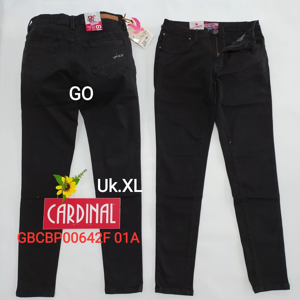 gof XL CELANA JEANS CARDINAL Pensil Casual Stretch Skinny Slimfit Super Skinny Celana Panjang Ladys