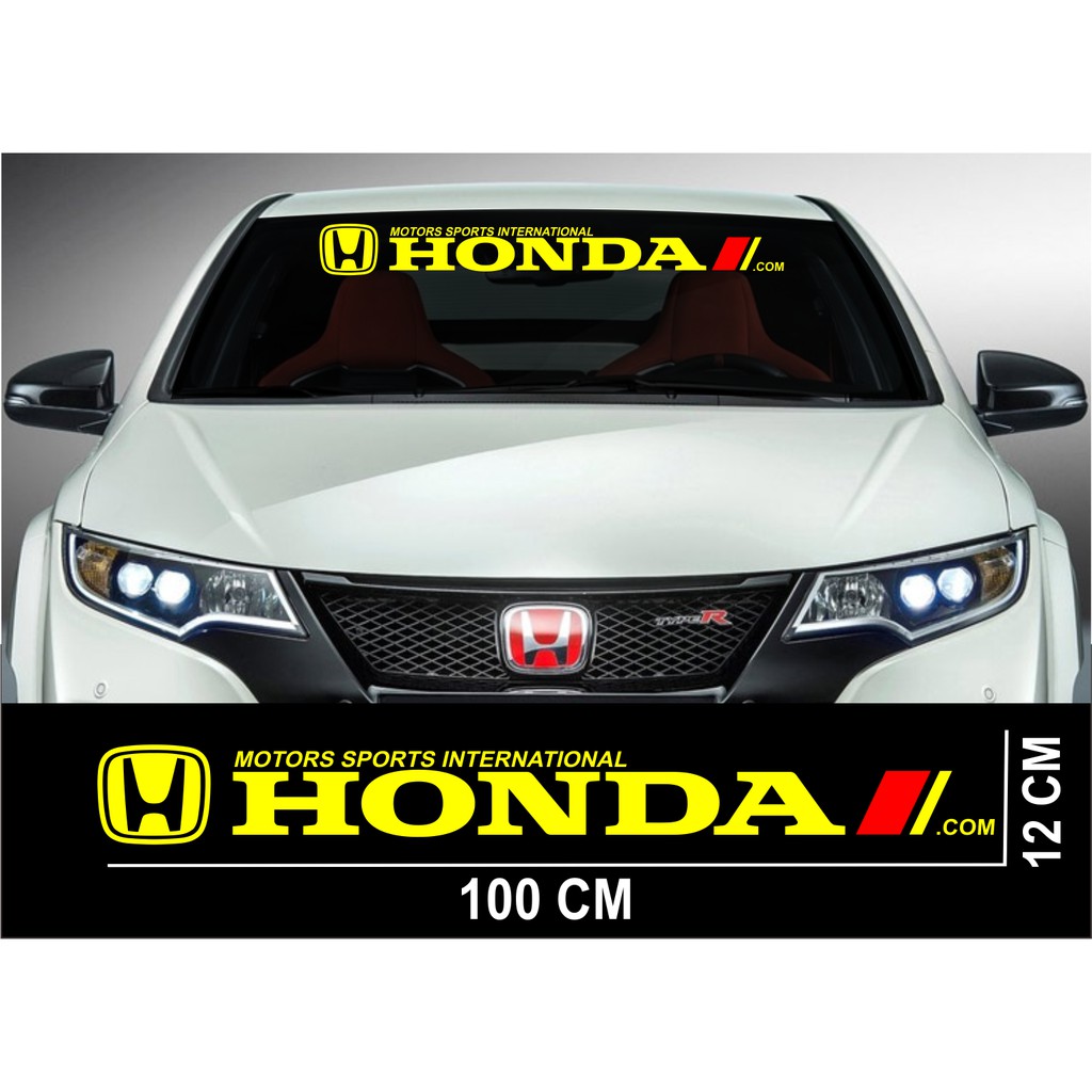 Stiker mobil stiker kaca depan keren