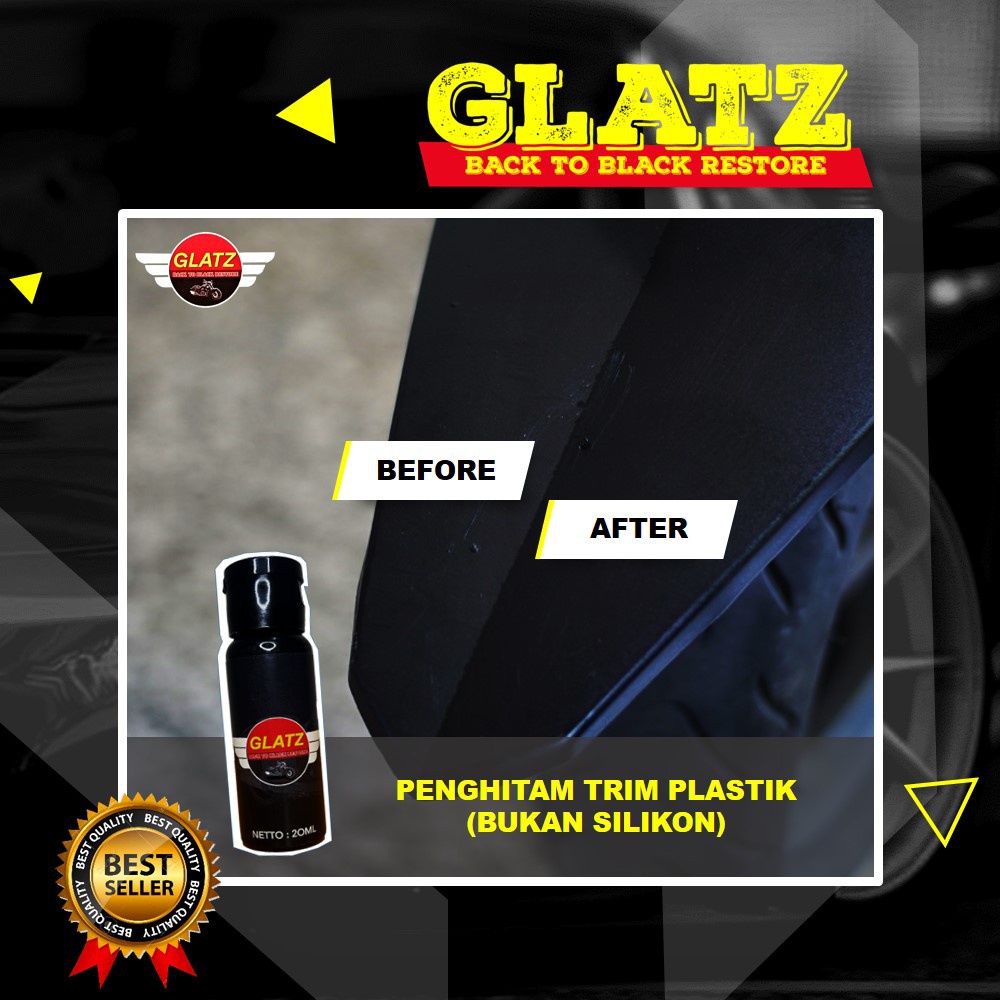 Cairan Penghitam Body motor Terbaik, Semir Body Mobil Permanen Hitam, penghitam body motor doff-1